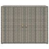 vidaXL Tuinkast 100x55,5x80 cm poly rattan grijs