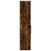 vidaXL Hoge kast 30x42,5x185 cm bewerkt hout gerookt eikenkleurig