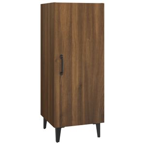 vidaXL Dressoir 34,5x34x90 cm bewerkt hout bruin eikenkleur