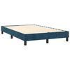 vidaXL Boxspring bed 120x200 cm fluweel donkerblauw