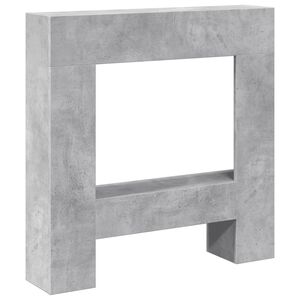 vidaXL Haardombouw 81x18x82 cm bewerkt hout betongrijs
