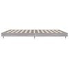 vidaXL Bedframe zonder matras 160x200 cm spaanplaat grijs Sonoma