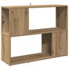 vidaXL Boekenkast/kamerscherm 80x24x63 cm artisanaal eikenkleur