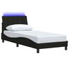 vidaXL Bedframe zonder matras "Hanko" 80x200 cm stof zwart