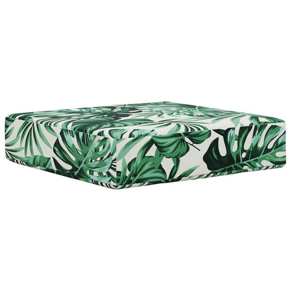 vidaXL Buiten Zitkussen Bladpatroon 40 x 40 x 8 cm 100% Polyester