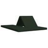 vidaXL Vouwbare Bankbed 140 x 67 x 15 cm Donkergroen