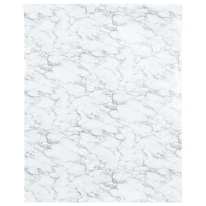 vidaXL Meubelfolie zelfklevend 90x500 cm PVC marmerwit