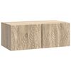 vidaXL Wandbeugel TV-kast 59,5 x 31 cm Sonoma Eiken Bewerkt hout