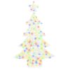 vidaXL Kerstboom met 100 LED Multikleur 120 cm Acryl