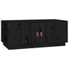 vidaXL Salontafel 100x50x41 cm massief grenenhout zwart
