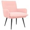 vidaXL Fauteuil Roze Boucl&eacute;