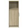 vidaXL Dressoir met LED 38x34x100 cm bewerkt hout sonoma eikenkleurig