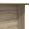 vidaXL Eettafel 110x60x75 cm bewerkt hout sonoma eikenkleurig