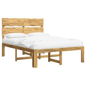 vidaXL Tweepersoonsbed met hoofdeinde ROSTOCK Wit 120 x 190 cm