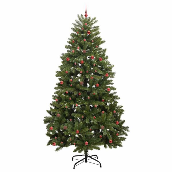 vidaXL Kunstkerstboom met 300 LED Groen 300 cm PVC en Metaal