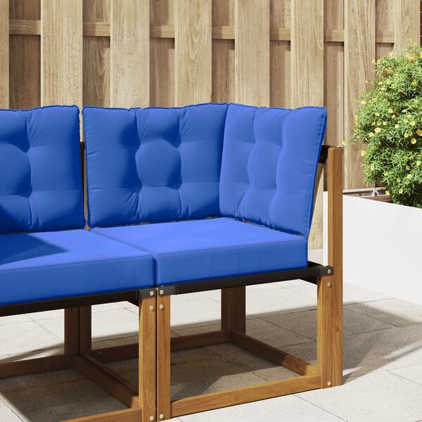 vidaXL Buiten bankkussen 3 pcs Turquoise Polyester