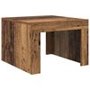 vidaXL Salontafel Oudhout 50 x 50 x 35 cm Bewerkt hout