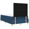 vidaXL Boxspringbed met matras met hoofdeinde Blauw 120 x 190 cm Stof