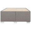 vidaXL Bedframe zonder matras 120x190 cm stof taupe