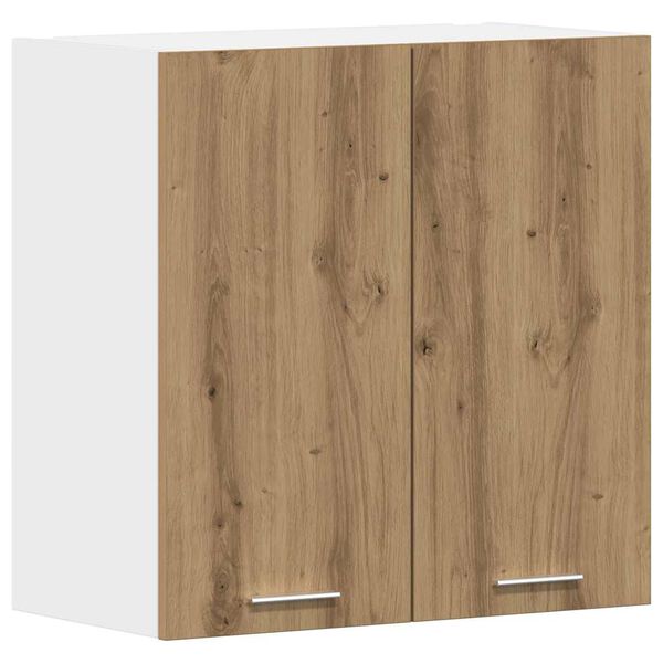 vidaXL Keukenbovenkast Lyon 60x31x60 cm bewerkt hout ambachtelijk eikenkleurig