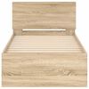 vidaXL Bedframe met hoofdbord zonder matras sonoma eiken 90x190 cm