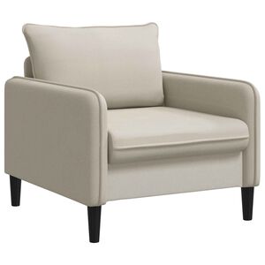 vidaXL XL fauteuil Havermout fluweel
