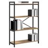 vidaXL Boekenkast Artisan Eiken 80 x 30 x 120 cm Bewerkt hout