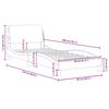 vidaXL Bedframe "Dover" 80x200 cm fluweel donkergroen