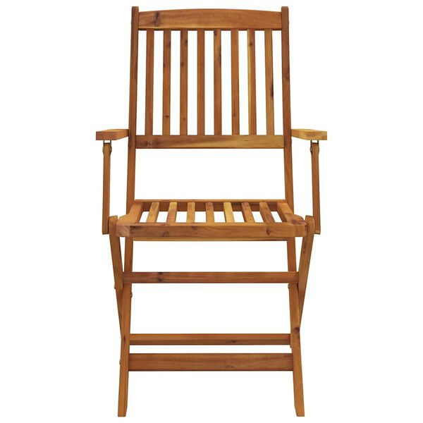 vidaXL 7-delige Tuinset inklapbaar massief acaciahout