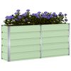 vidaXL Plantenbak Groen 160 x 40 x 75 cm Staal