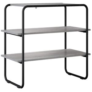 vidaXL Consoletafel Grijs Sonoma 60 x 41 x 75 cm Bewerkt hout