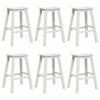 vidaXL Tuin Bar Set 6 st Wit HDPE