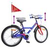 vidaXL Kinderfiets 18 Inch voor 5-7 jaar Donkerblauw
