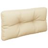 vidaXL Palletkussens 2 st stof beige