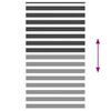vidaXL Zebra rolgordijn 120x230 cm stofbreedte 115,9 cm zwart