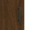 vidaXL Wandkast 34,5x34x90 cm bewerkt hout bruin eikenkleur