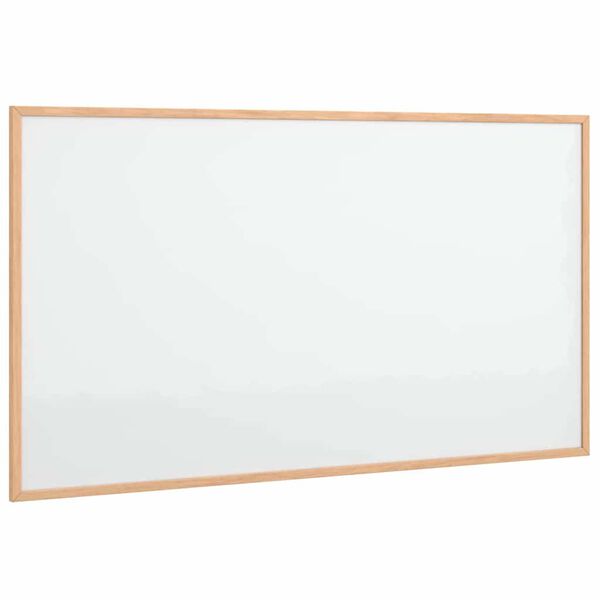 vidaXL Magnetisch whiteboard met massief grenenhouten frame 100x55 cm