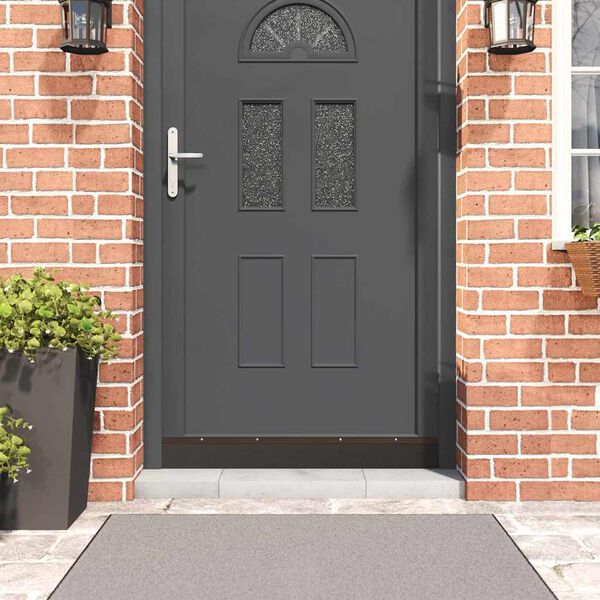 vidaXL Schroefbare Deurborstelafsluitingen 2 pcs Bruin 100 cm