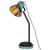 vidaXL Bureaulamp 25 W E27 18x18x60 cm meerkleurig