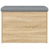 vidaXL Opbergbank Sonoma Eiken 62x42x45 cm Bewerkt Hout