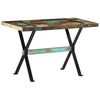 vidaXL Eettafel 120x60x76 cm massief gerecycled hout
