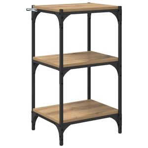 vidaXL Boekenkast artisanaal eikenkleurig 40 x 33 x 70,5 cm