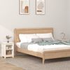 vidaXL Nachtkastjes 2 st 40x35x55 cm massief grenenhout wit