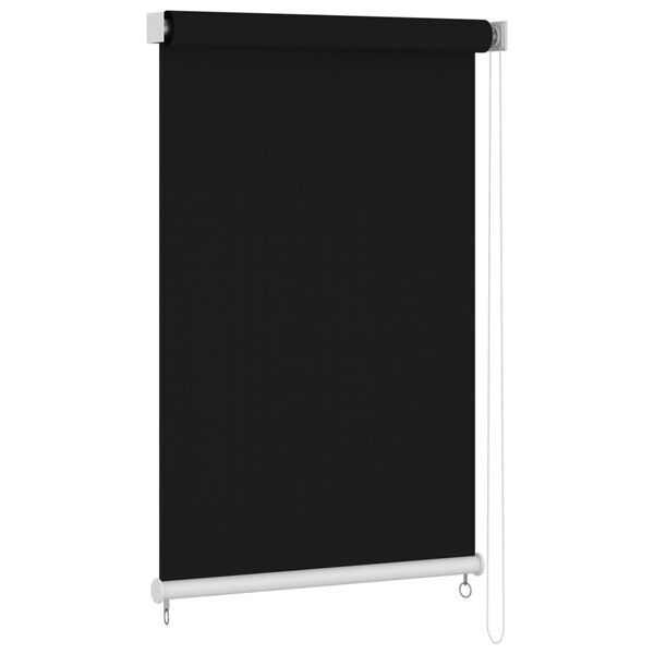 vidaXL Rolgordijn voor buiten 140x230 cm zwart