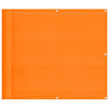 vidaXL Balkonscherm Oranje 90x1000 cm 100% Polyester Oxford