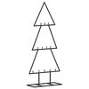 vidaXL Kerstdecoratie kerstboom 60 cm metaal zwart