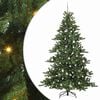 vidaXL Kunstmatige Inklapbare Kerstboom Groen 210 cm PVC en staal