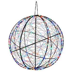 vidaXL Kerst Finial Licht 750 LED's Meerkleurig &Oslash; 50 x 52 cm