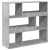 vidaXL Boekenkast / kamerscherm 100x33x94,5 cm betongrijs