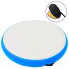 vidaXL Gymnastiekmat met pomp opblaasbaar 100x100x10 cm PVC blauw